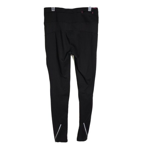 RBX Performance Womens Small Pants Leggings Black Reflective Zip Ankle Pocket - Picture 2 of 10